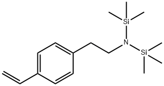 Benzeneethanamine, 4-ethenyl-N,N-bis(trimethylsilyl)- Struktur