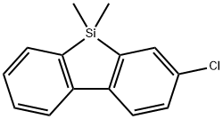 9H-9-Silafluorene, 2-chloro-9,9-dimethyl- Struktur