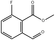 Methyl 2-fluoro-6-formylbenzoate Struktur