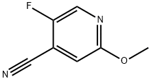 4-Pyridinecarbonitrile, 5-fluoro-2-methoxy- Struktur