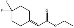 Acetic acid, 2-(4,4-difluorocyclohexylidene)-, ethyl ester