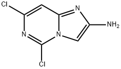 5,7-Dichloroimidazo[1,2-c]pyrimidin-2-amine Struktur