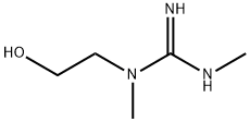 1-(2-hydroxyethyl)-1,3-dimethylguanidine Struktur