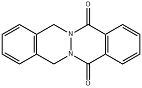 7,12-Dihydro-phthalazino[2,3-b]phthalazine-5,14-dione Struktur