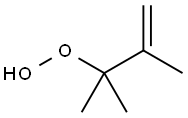 Hydroperoxide, 1,1,2-trimethyl-2-propen-1-yl- Struktur