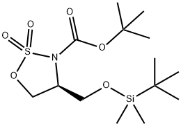 tert-butyl (4S)-4-[[tert-butyl(dimethyl)silyl]oxymethyl]-2,2-dioxooxathiazolidine-3-carboxylate