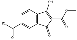 3-hydroxy-2-(methoxycarbonyl)-1-oxo-1H-indene-6-carboxylic acid