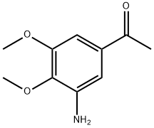 1-(3-amino-4,5-dimethoxyphenyl)ethan-1-one Struktur