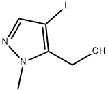 (4-Iodo-2-methyl-2H-pyrazol-3-yl)-methanol Struktur