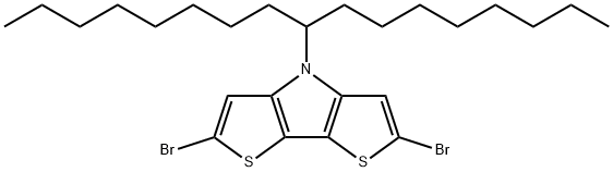 4H-Dithieno[3,2-b:2',3'-d]pyrrole, 2,6-dibromo-4-(1-octylnonyl)- Struktur