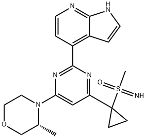 AZD6738 chiral mixtures Struktur