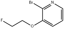 Pyridine, 2-bromo-3-(2-fluoroethoxy)- Struktur