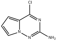 4-chloropyrrolo[2,1-f][1,2,4]triazin-2-amine Struktur