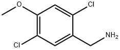 Benzenemethanamine, 2,5-dichloro-4-methoxy- Struktur