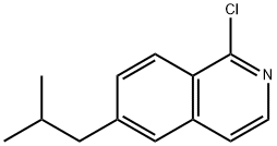 Isoquinoline, 1-chloro-6-(2-methylpropyl)- Struktur