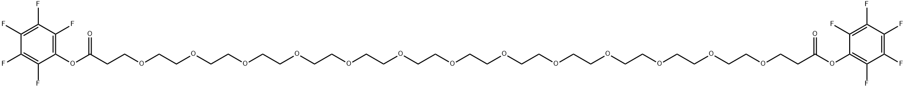 Bis-PEG13-PFP ester Struktur