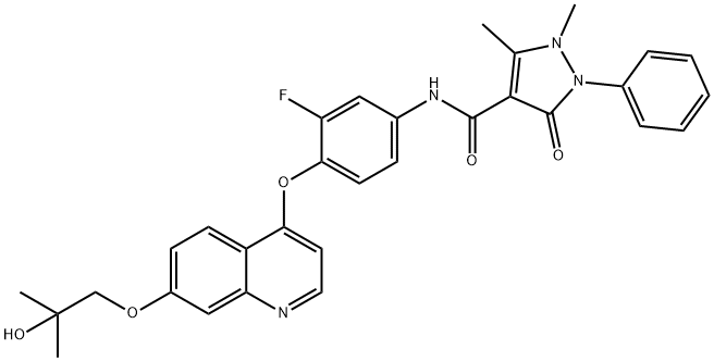 Ningetinib Struktur