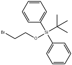 Benzene, 1,1'-[(2-bromoethoxy)(1,1-dimethylethyl)silylene]bis- Struktur