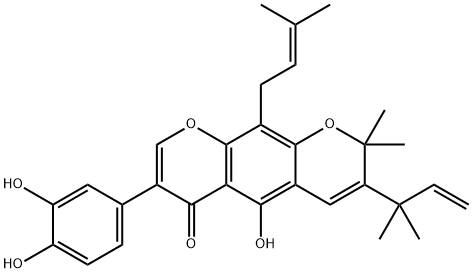 Flemiphilippinin A Struktur