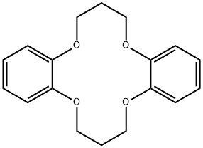 6H,15H-Dibenzo[b,i][1,4,8,11]tetraoxacyclotetradecin, 7,8,16,17-tetrahydro- Struktur