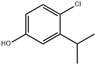 4-chloro-3-(propan-2-yl)phenol Struktur