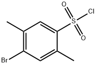 4-bromo-2,5-dimethylbenzenesulfonyl chloride(SALTDATA: FREE) Struktur