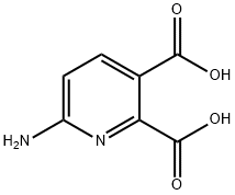 2,3-Pyridinedicarboxylic acid, 6-amino- Struktur