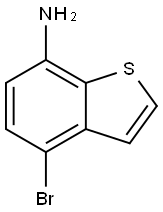 Benzo[b]thiophen-7-amine, 4-bromo- Struktur