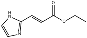 2-Propenoic acid, 3-(1H-imidazol-2-yl)-, ethyl ester, (2E)- Struktur