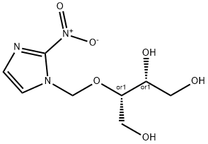 1-(1',3',4'-trihydroxy-2'-butoxy)methyl-2-nitroimidazole Struktur