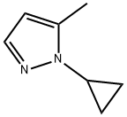 1H-Pyrazole, 1-cyclopropyl-5-methyl- Struktur