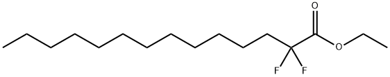 2,2-Difluoroheptacosanoic acid, ethyl(ester) Struktur