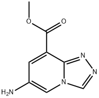 methyl 6-amino-[1,2,4]triazolo[4,3-a]pyridine-8-carboxylate Struktur