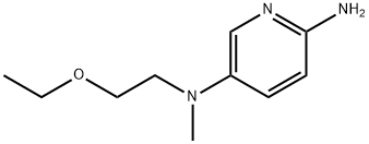 2,5-Pyridinediamine, N5-(2-ethoxyethyl)-N5-methyl- Struktur