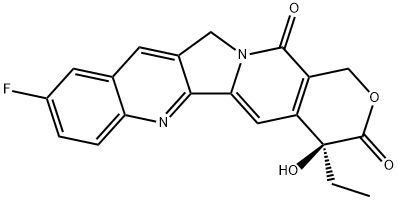 10-fluorocamptothecin Struktur