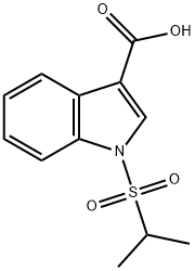 1H-Indole-3-carboxylic acid, 1-[(1-methylethyl)sulfonyl]- Struktur