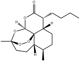 (+)-9-Norartemisinin, 9-n-butyl- Struktur