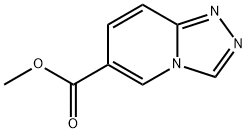 Methyl [1,2,4]triazolo[4,3-a]pyridine-6-carboxylate Struktur