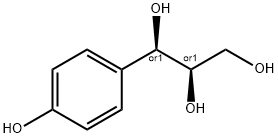 threo-1-(4-Hydroxyphenyl)propane-1,2,3-triol Struktur