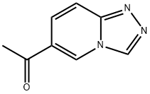 1-{[1,2,4]triazolo[4,3-a]pyridin-6-yl}ethan-1-one Struktur