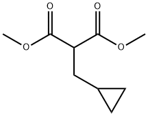 1,3-Dimethyl 2-(cyclopropylmethyl)propanedioate Struktur