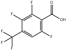 Benzoic acid, 2,3,6-trifluoro-4-(trifluoromethyl)- Struktur