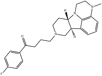 1-Butanone, 1-(4-fluorophenyl)-4-[(6bS,10aS)-2,3,6b,9,10,10a-hexahydro-3-methyl-1H-pyrido[3',4':4,5]pyrrolo[1,2,3-de]quinoxalin-8(7H)-yl]-