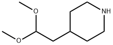 Piperidine, 4-(2,2-dimethoxyethyl)- Struktur