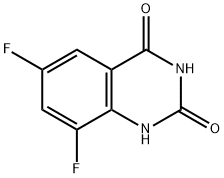 2,4(1H,3H)-Quinazolinedione, 6,8-difluoro- Struktur