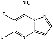 Pyrazolo[1,5-a]pyrimidin-7-amine, 5-chloro-6-fluoro- Struktur