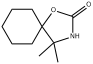 1-Oxa-3-azaspiro[4.5]decan-2-one,4,4-dimethyl-(8CI) Struktur