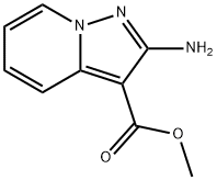 methyl 2-aminoH-pyrazolo[1,5-a]pyridine-3-carboxylate hydrochloride Struktur