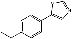 5-(4-Ethylphenyl)oxazole Struktur