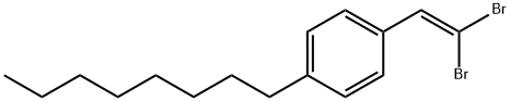 Benzene, 1-(2,2-dibromoethenyl)-4-octyl-